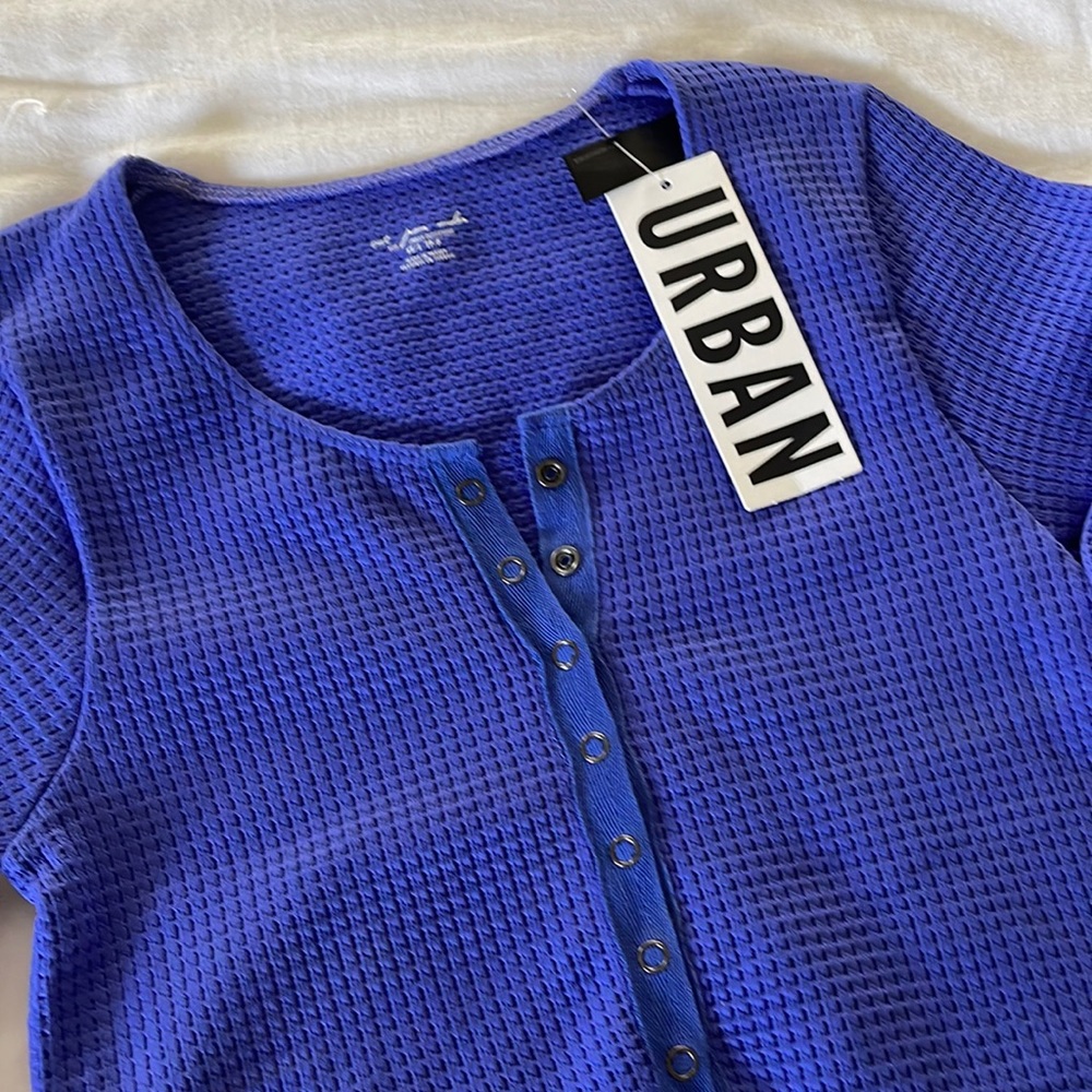 Urban Outfitters NWT Out From Under Seamless Thermal Cropped Top